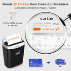 VidaTeco Paper Shredder for Home Office Heavy Duty - Image 2
