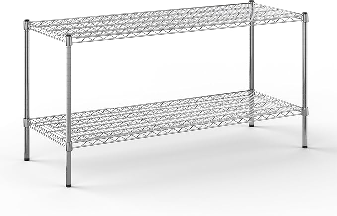 Regal Altair 21" Deep x 54" Wide x 27" Height Wire Shelving Kit | 2-Tier | NSF by Regal+Altair