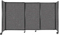 Versare Straightwall Sliding Portable Wall Partition | Freestanding Office by VERSARE