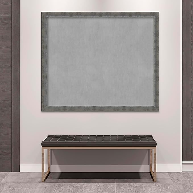 Amanti Art Silver Framed Magnetic Board 44x52 Oversize Vision Board - Image 5