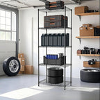 M MZG 1250 lbs 5 Tier Shelf Metal Storage Shelves Wire Rack Closet Organizers - Image 7