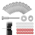 BLIKA 20 Pack 1/8" Invisible Cable Railing Kit and 20 Pack Cable Railing by BLIKA