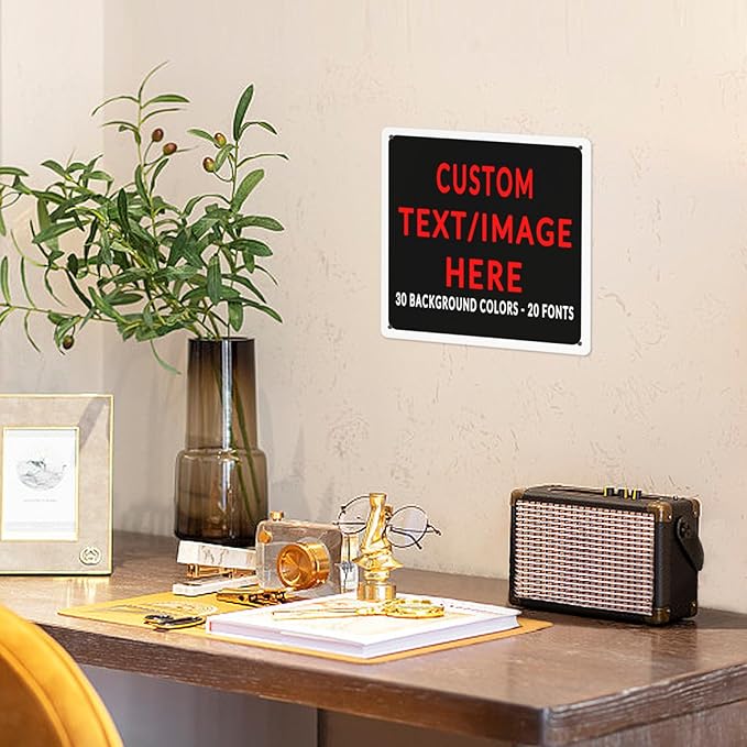 Custom Sign Personalized Custom Metal Sign, Customize - Image 4