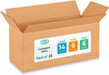 Medium Moving & Shipping Boxes 14"L x 6"W x 6"H