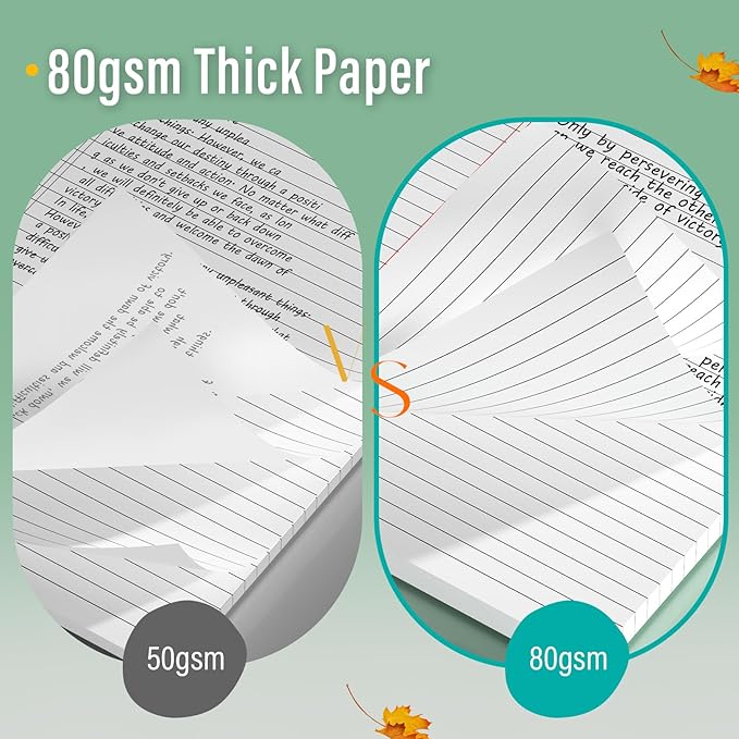 2 Pcs Legal Pads 8.5 x 11 Note Pads 8.5 x 11 Inch Notepad 60 Sheets Writing - Image 5