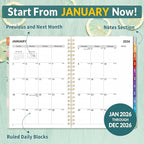 SUNEE 2026 Appointment Book, Quarter-Hourly, Weekly & Monthly - Image 3