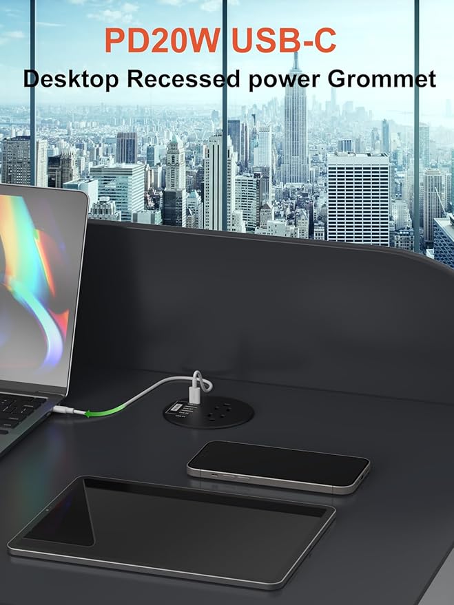 Recessed Power Grommet 3 inch - Image 3