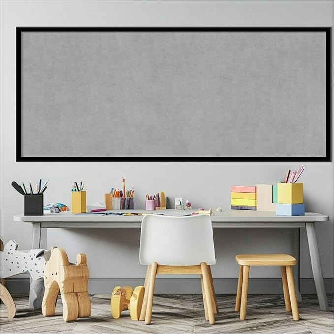 Amanti Art Black Framed Magnetic Board 21x49 Oversize Vision Board - Image 5
