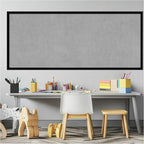 Amanti Art Black Framed Magnetic Board 21x49 Oversize Vision Board - Image 5