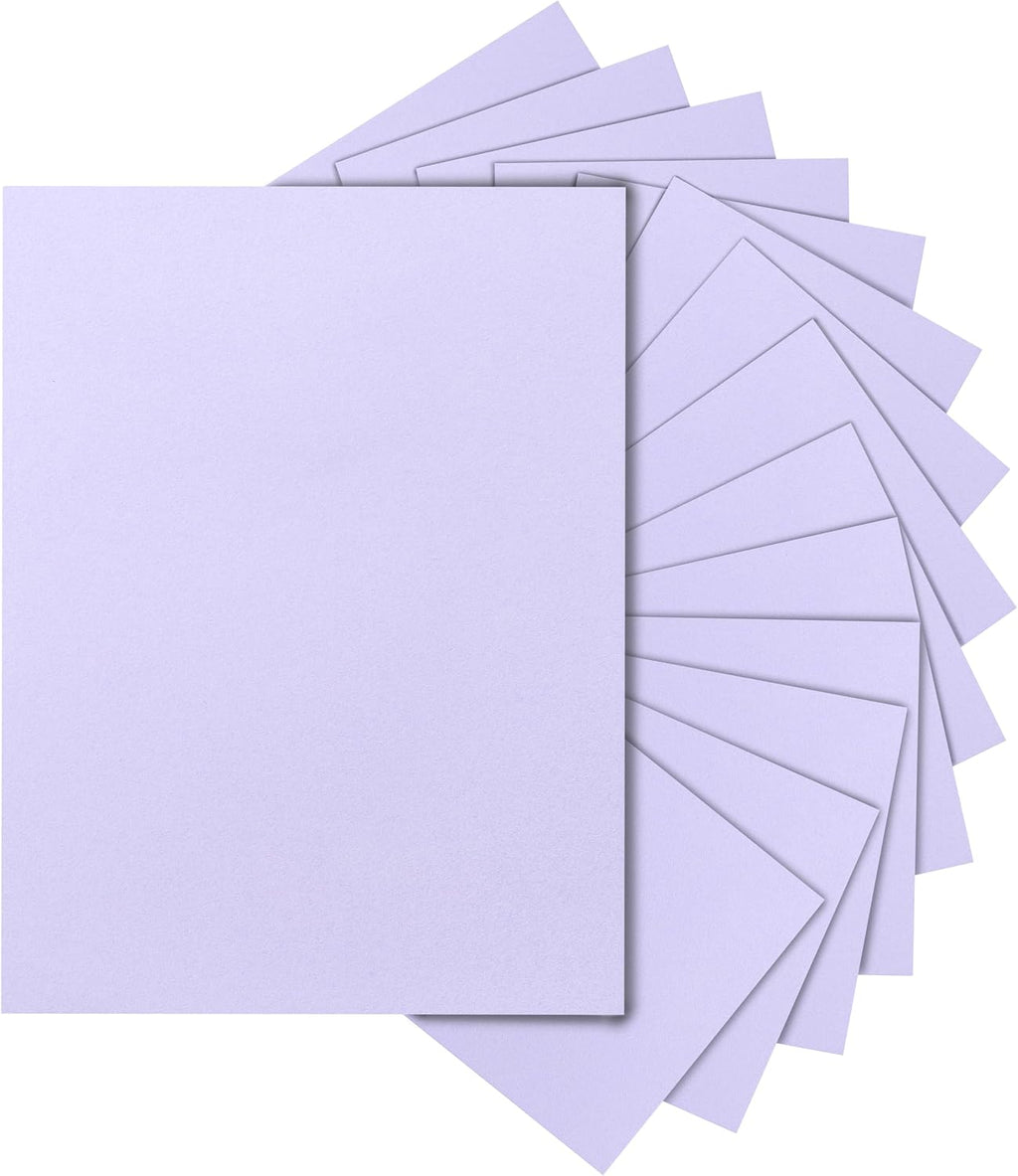 Silunkia 300 Sheets Purple Cardstock 8.5 x 11 Certificate Paper, 75lb Premium