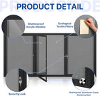 SWANCROWN Outdoor Bulletin Board 70x36in, Enclosed Bulletin Board - Image 3