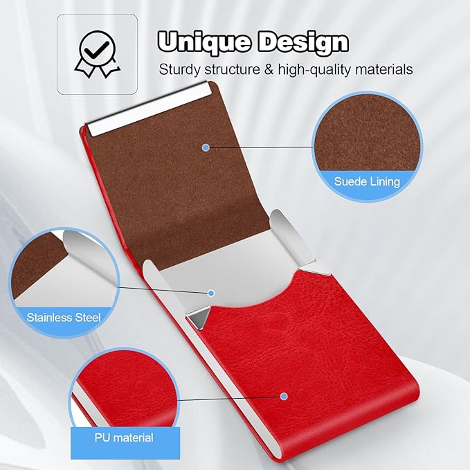 Business Card Holder for Women or Men, Business Card Case - Image 5