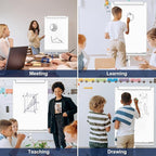 TSJ OFFICE Rolling Whiteboard Standing - Image 7