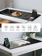 Mouse Pad for Stock Enthusiast, Wireless Charging Desk Pad - Image 8