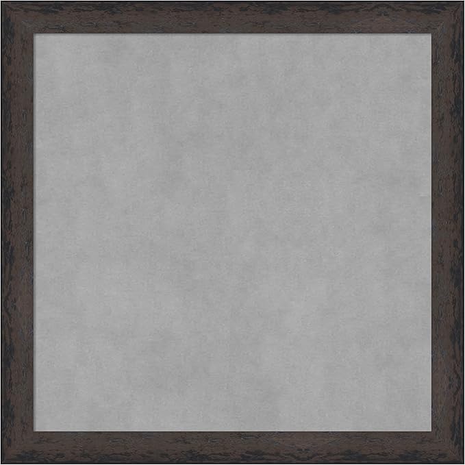 Amanti Art Black Framed Magnetic Board 23x23 Medium Vision Board by AmantiArt