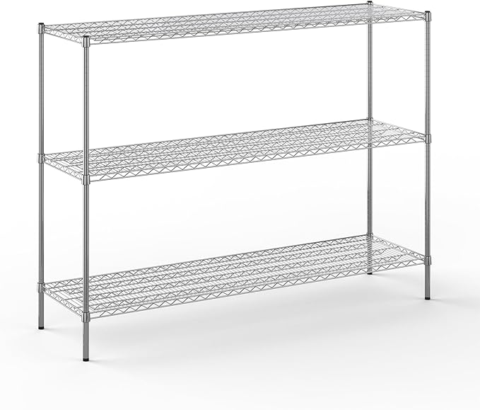 Regal Altair 21" Deep x 72" Wide x 54" Height Wire Shelving Kit | 3-Tier | NSF by Regal+Altair