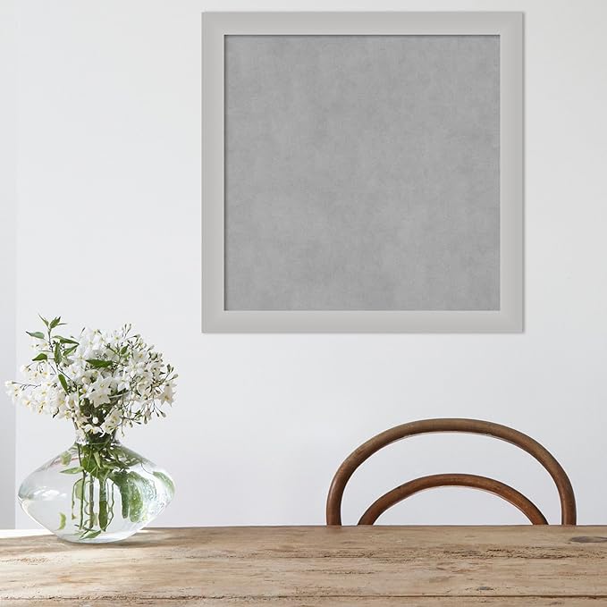 Amanti Art Silver Framed Magnetic Board 23x23 Medium Vision Board - Image 5