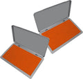 2 Pack Metal Case Stamp Pad Large Size by ZIGEL