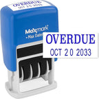 MaxMark Self-Inking Rubber Date Office Stamp by Maxmark