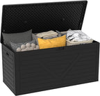 PATIOEASY Outdoor Storage Box 260GAL Waterproof Resin Deck Box, UV-Resistant - Image 2