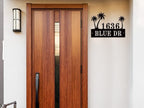 Personalized Palm Tree Address Sign, House Number Sign, Address Number - Image 8
