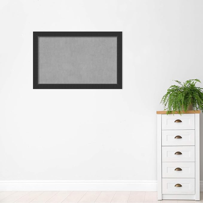 Amanti Art Black Framed Magnetic Board 29x45 Large Vision Board - Image 6