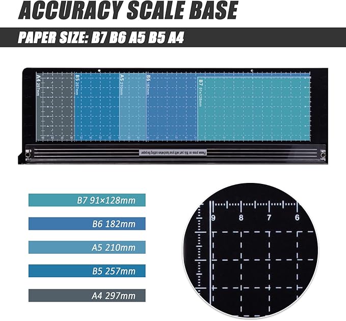 TIANSE Paper Cutter 12 Inch Paper Cutter Guillotine - Image 3