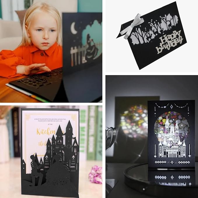 OcePor 100 Sheets Black Cardstock 12” x 18”, 92lb/250gsm Black Card Stock - Image 6