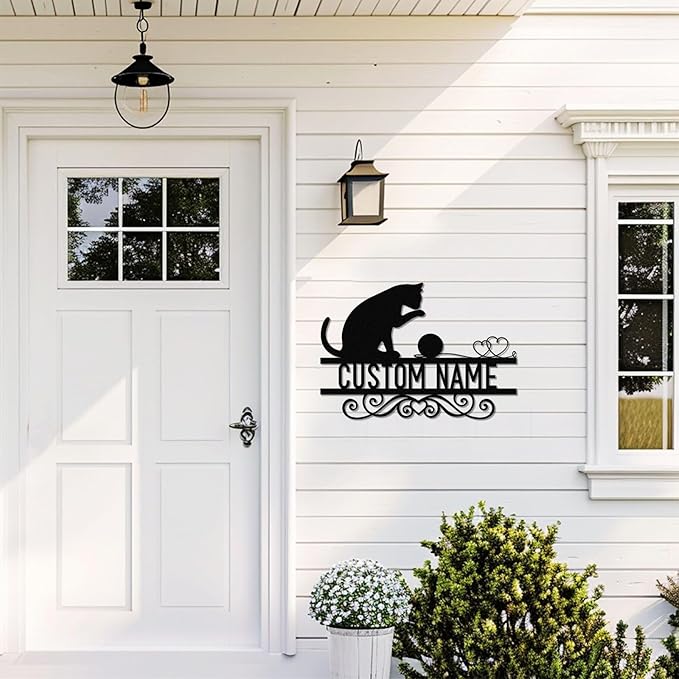 Dyoart Personalized Cat Metal Signs - Image 7