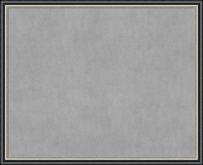 Amanti Art Black Framed Magnetic Board 35x43 X-Large Vision Board by AmantiArt