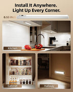 EZVALO 5 Pack Under Cabinet Lighting, 2400mAh Rechargeable Motion Sensor Light - Image 9