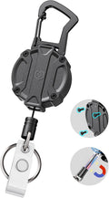 Autonomier 1Pack Heavy Duty Retractable Keychain, Unbreakable Embedded Body by Autonomier