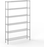 Regal Altair 14" Deep x 60" Wide x 96" Height Wire Shelving Kit | 6-Tier | NSF by Regal+Altair