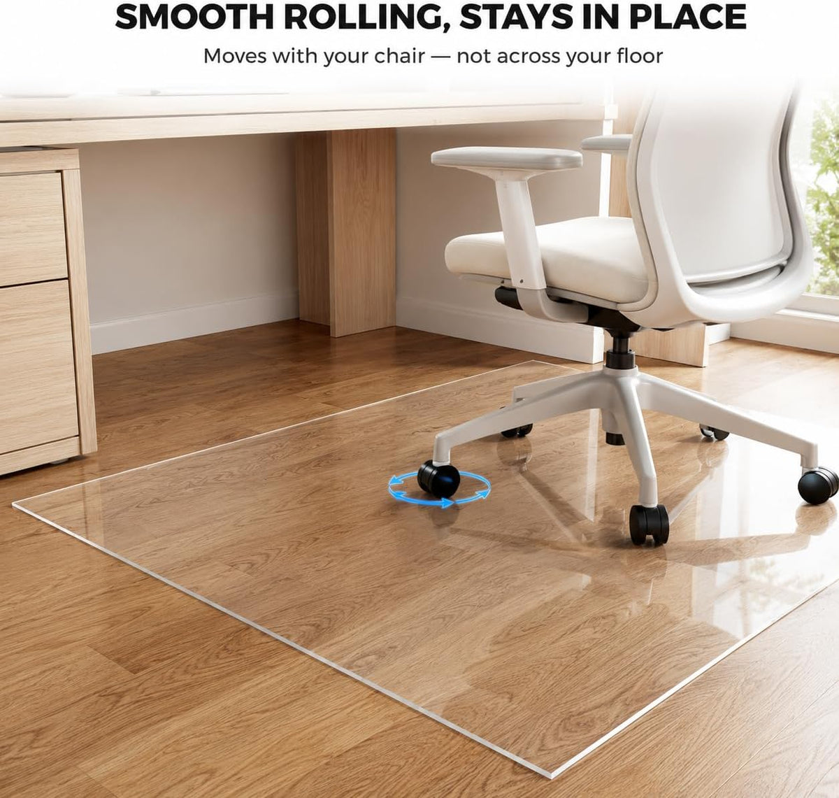 AFIING Clear Chair Mat, 36 x 48 inches