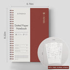 EMSHOI Dotted Journal Spiral Notebook 5.7" x 8.22" - Image 5