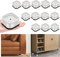 shouwuhho 12 Pack Furniture Risers Adjustable Bed Risers Heavy Duty Lifts by EnjoyLifeEnjoyHappiness