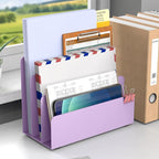 OUTIOE Mail Organizer Countertop, Small Desk File Organizer, Metal File Holder - Image 5
