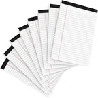 8 Pack Office Legal Pads 5x8" Lined Writing Note Pads 5x8 by Aidunmis