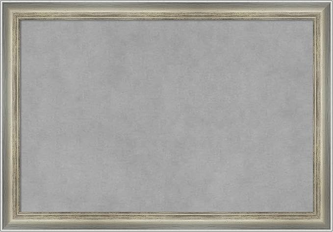 Amanti Art Silver Framed Magnetic Board 14x20 Small Vision Board by AmantiArt
