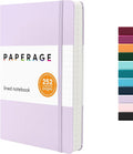 PAPERAGE Lined Journal Notebook, 252 Pages, Medium 5.6 in x 8 in by PAPERAGE