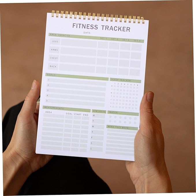 Mipcase Fitness Agenda Notebook Portable Workout Log - Image 8