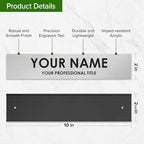 Name Plate for Desk, Personalized Plate, Custom Door Name Plate for Office Doors - Image 5