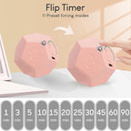 Mini 12 Sided Cube Timer, 11 Preset Times Pomodoro Timer - Image 4