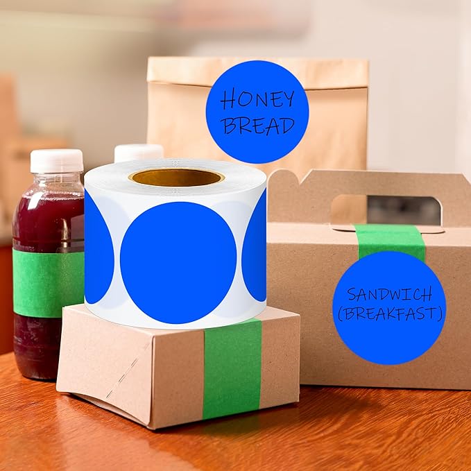 3 Inch Round Color Coding Labels - Image 6