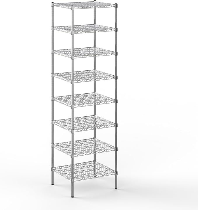 Regal Altair 21" Deep x 24" Wide x 86" Height Wire Shelving Kit | 8-Tier | NSF by Regal+Altair