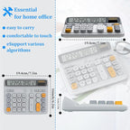 Desktop Calculator with Extra Large 5-Inch LCD Display, 12-Digit Two Way Power - Image 4