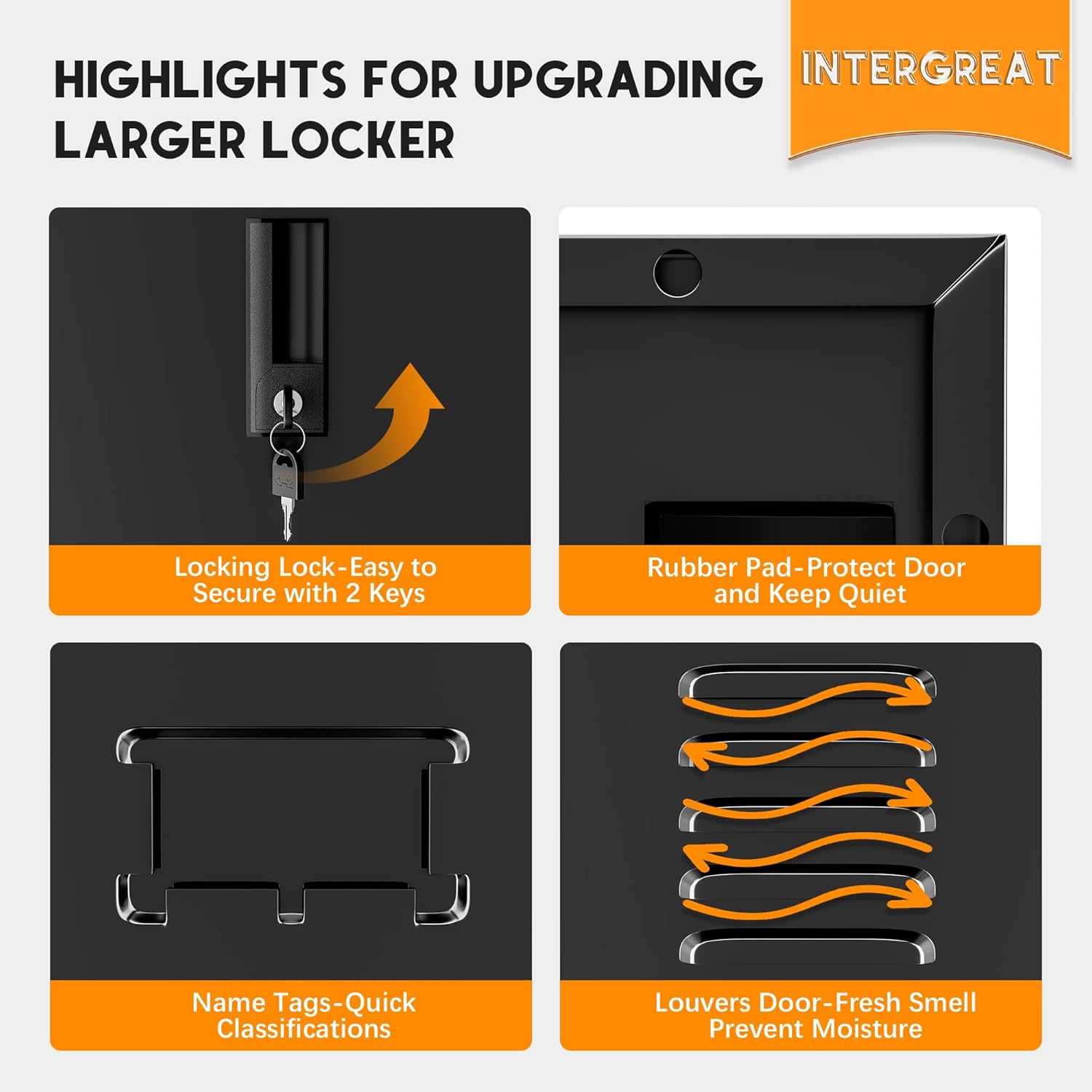 9 Door Metal Lockers for Employees, Black Lockable Steel Locker with Lock and Card Slot for Office, Gym, School, Home, Garage, Assembly Required