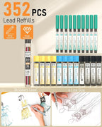 Nicpro Blocky Gear Metal Mechanical Pencil Set - Image 2