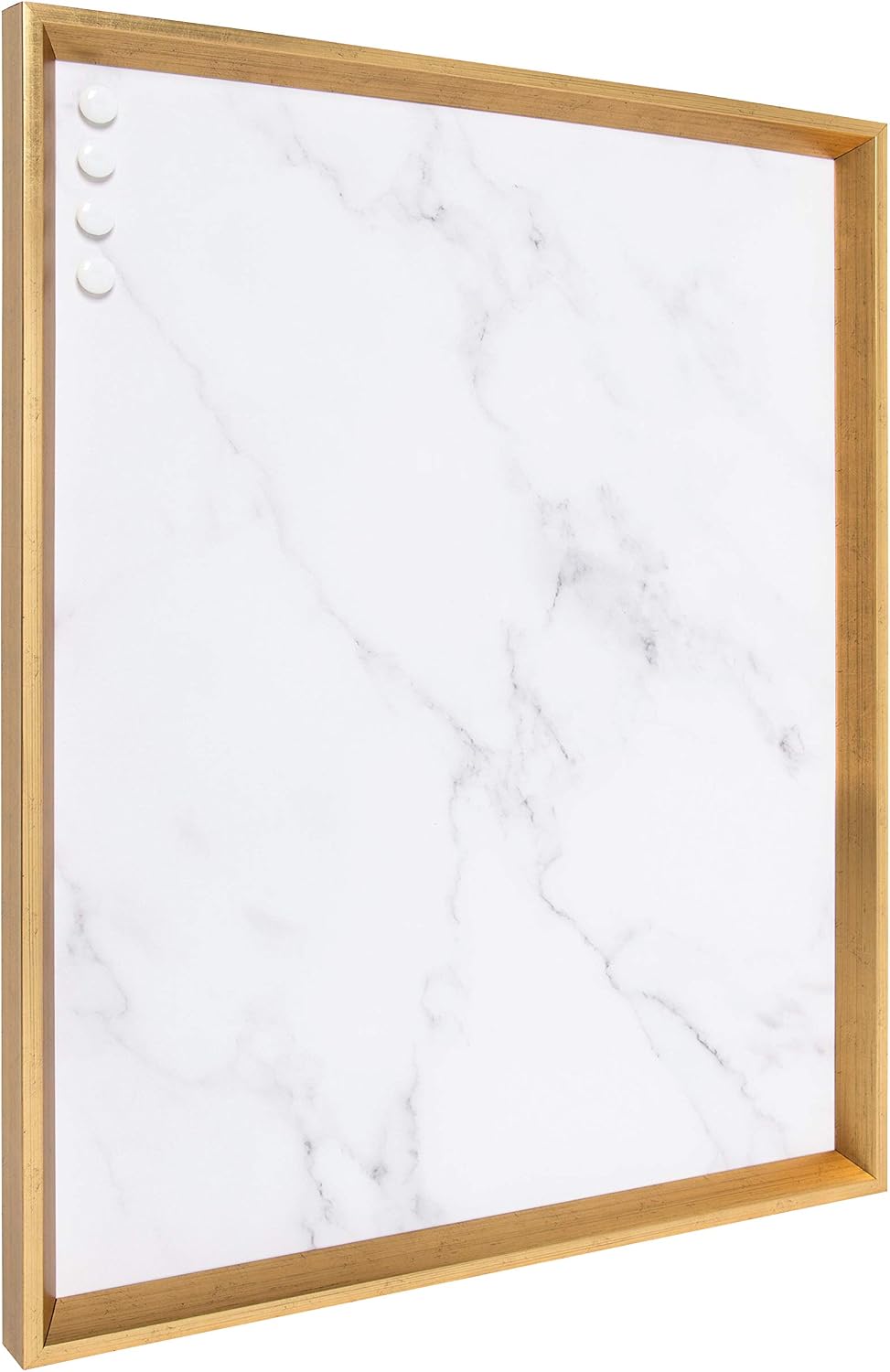 Kate and Laurel Calter Framed Decorative Magnetic Bulletin Board with Classic...