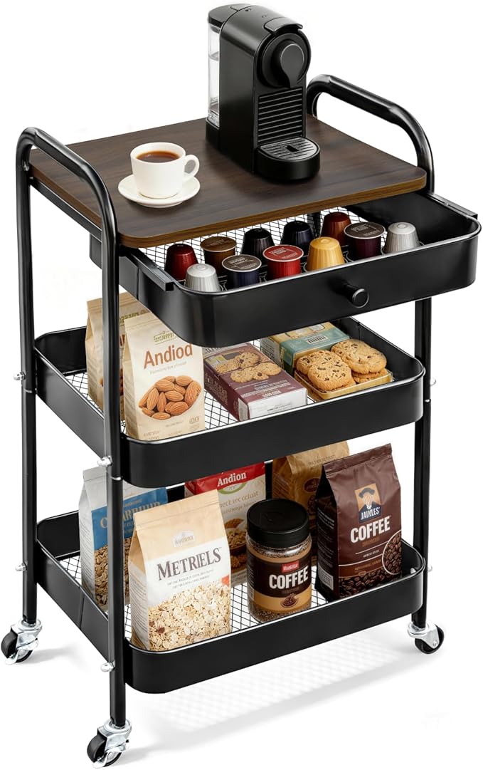 CAMOAT 3-Tier Rolling Storage Cart by CAMOAT